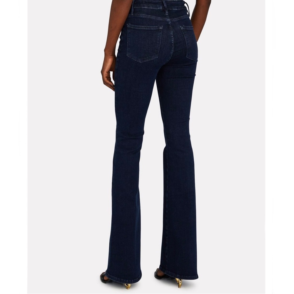 FRAME DARK WASH FLARE JEANS - Picture 7 of 10